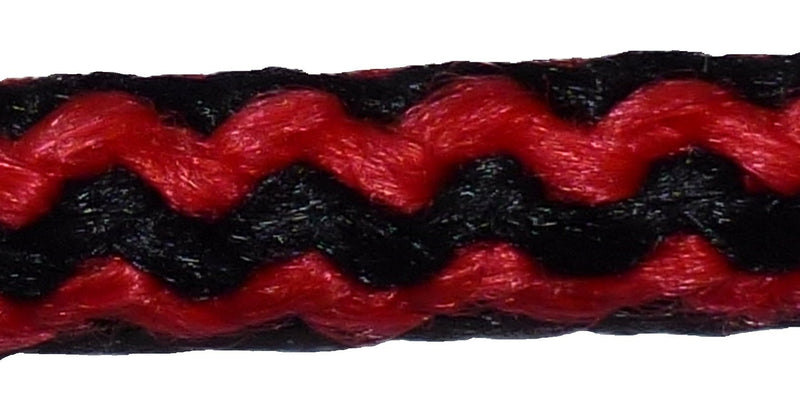 Outhwaite Dog Lead Harlequin Slip Lead, 46-inch x 4 mm, Red/ Black Red/Black - PawsPlanet Australia