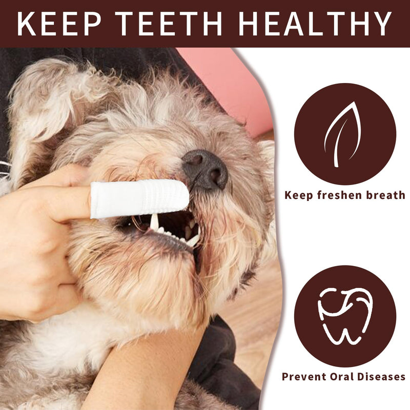 Dog Toothbrush Fingerling, Pack of 10 Pets Teeth Cleaning Toothbrush for Dogs Cats Dental Care, Pet Finger Toothbrush Reusable, Fingerling Dogs Dental Care Silicone Finger Toothbrush Set - PawsPlanet Australia