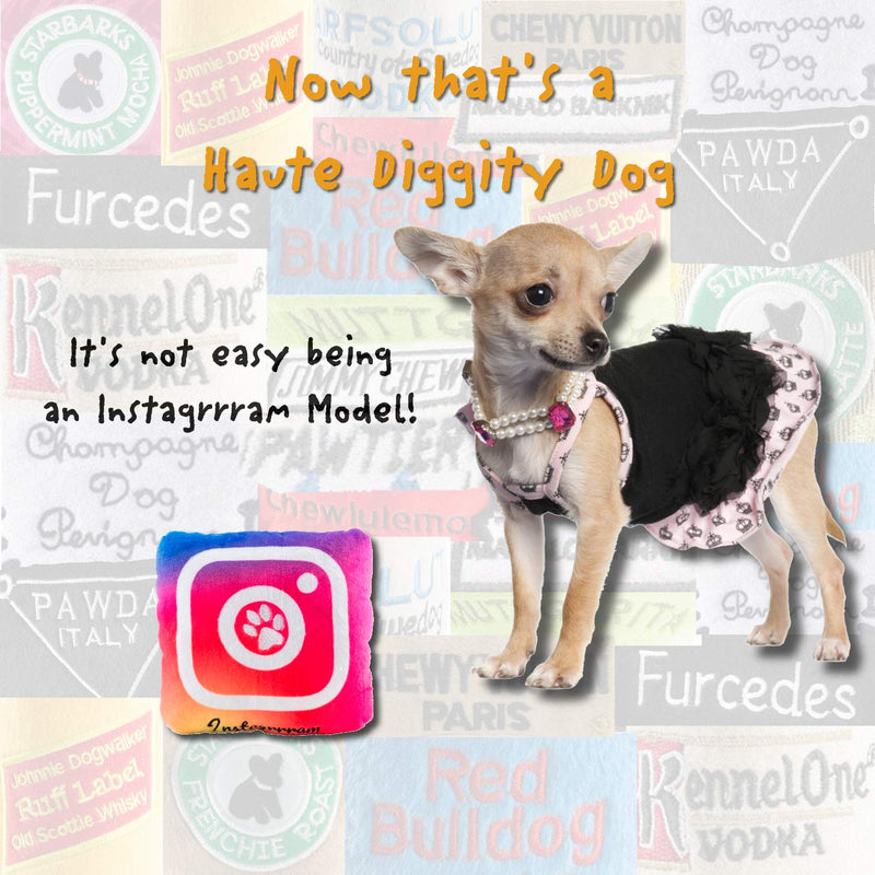Haute Diggity Dog Fashion Hound Collection | Unique Squeaky Plush Dog Toys - Passion for Fashion (Accessories)! Instagrrram - PawsPlanet Australia