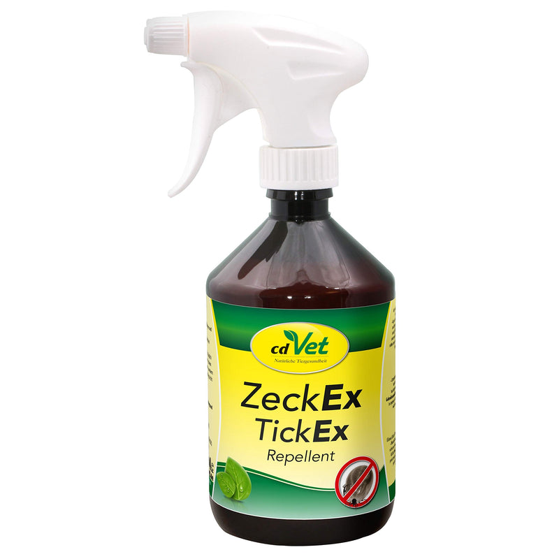 cdVet ZeckEx tick repellent spray 500 ml - immediate protection with long-term effects for humans and animals, natural tick agent without synthetic additives, dermatologically tested - PawsPlanet Australia