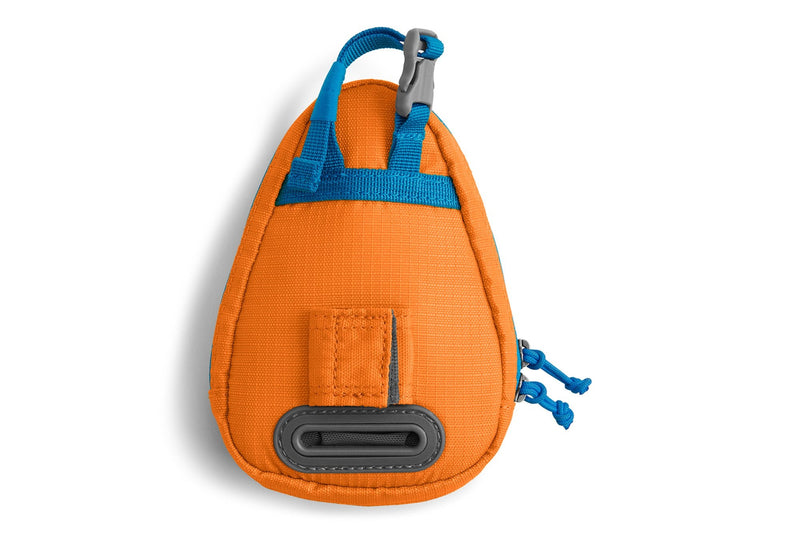 RUFFWEAR, Stash Bag Pickup Bag Dispenser for Dog Owners Orange Poppy - PawsPlanet Australia