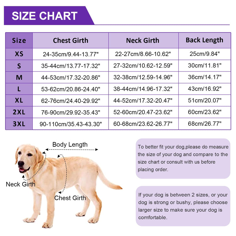 Kuoser British Style Plaid Dog Winter Coat, Windproof Cozy Cold Weather Dog Coat Dog Apparel Dog Jacket Dog Vest for Small Medium and Large Dogs with Pocket & Leash Hook XS-3XL X-Small (Pack of 1) Purple - PawsPlanet Australia