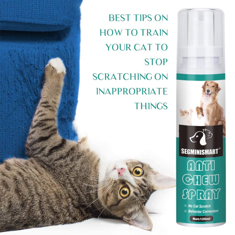 Anti-cat spray, scratch spray for cats, scratch protection for cats, scratch-resistant spray for scratch and nibble protection. Suitable for plants, furniture, floors 154g - PawsPlanet Australia