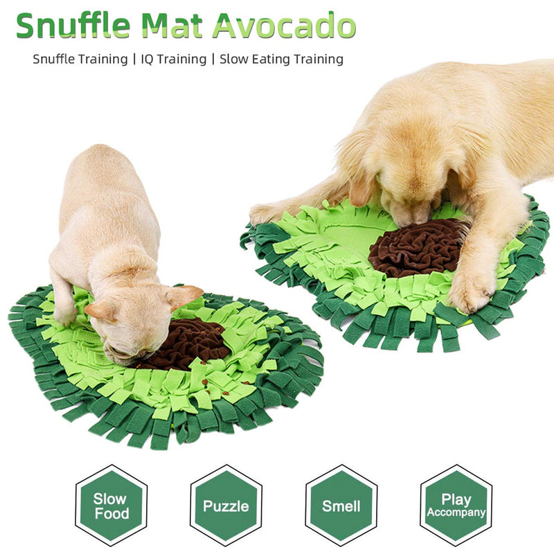 Homrich Dog Snuffle Mat,Pet Dog Feeding Mat Nosework Training Dog Slow Feeding Pad to Ncourages Natural Foraging Skills,Durable Interactive Dog Toys Interactive Food IQ Pet Puzzle Toy Stress Release - PawsPlanet Australia