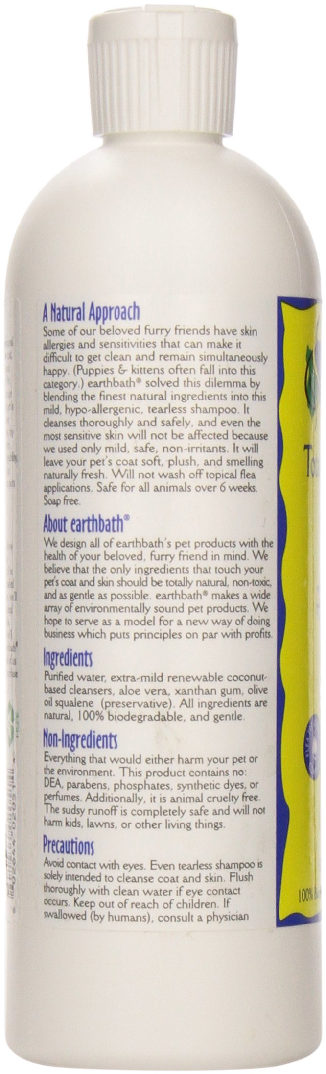 [Australia] - Earthbath Hypo-Allergenic Totally Natural Pet Shampoo Pack of 1 