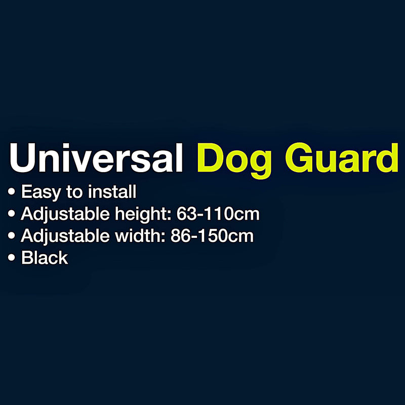 Sakura Universal Dog Guard For Cars SS5260 - Easy Fit For Hatchbacks SUVs Estates MPVs  Height Width Adjustable No Tools Needed - PawsPlanet Australia