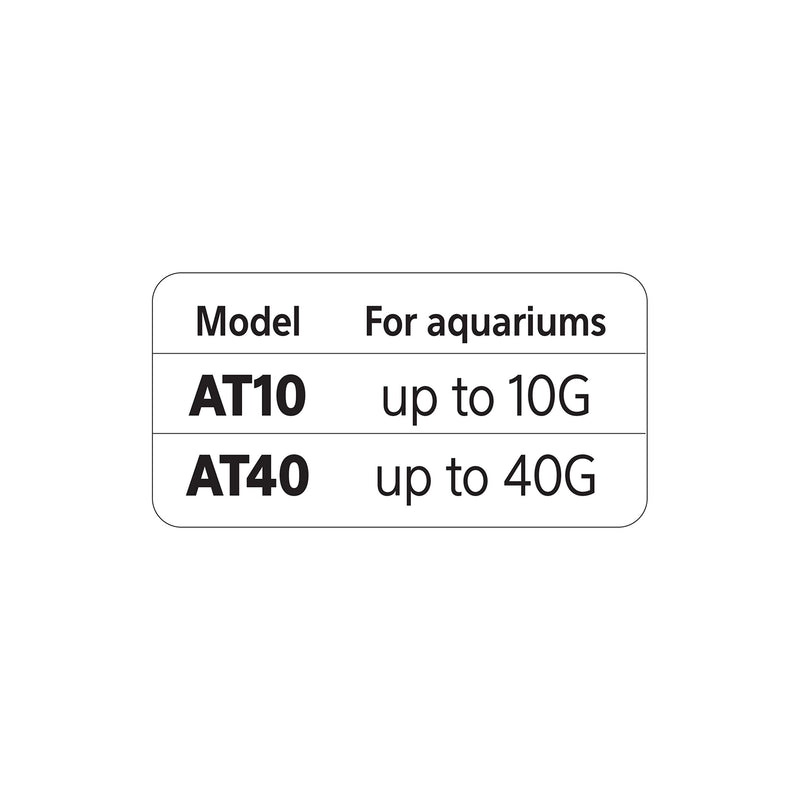 Aqueon Submersible Internal Aquarium Filter, AT10 Gallons - PawsPlanet Australia