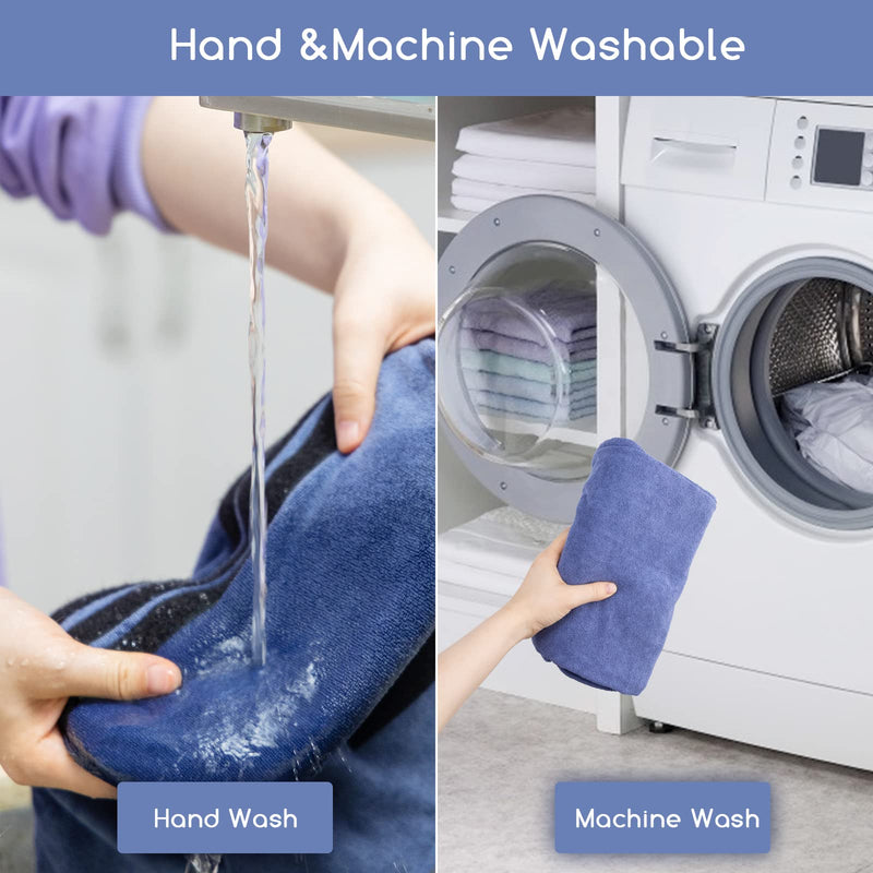 Nobleza Dog Towel Robe XS Dog Bathrobe Dog Drying Coat Towels Dog Dressing Gown Super Absorbent Pet Puppy Towelling Robe Dog Bathrobe Towel Fast Drying Adjustable Dog Robe Towel for Small Dog Cat Blue - PawsPlanet Australia