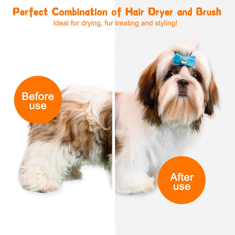 Cat brush, dog brush, lice comb with wooden handle, flea comb for dogs and cats with tangled short/long hair, brush for pet care - PawsPlanet Australia