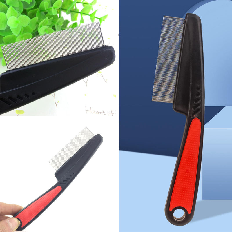 2 sets of 4 flea comb dogs, flea comb for cats, flea comb dog, cat flea comb, cat comb, nit comb, dog brush lice comb nit comb for cats and dogs flea comb for removing fleas - PawsPlanet Australia
