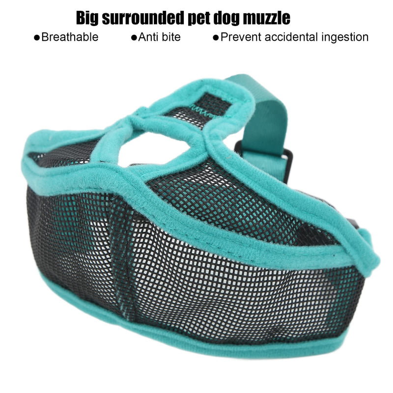 OKAT Bulldog Muzzle, Dog Muzzle with Short Snout, Adjustable Net for Dogs L - PawsPlanet Australia