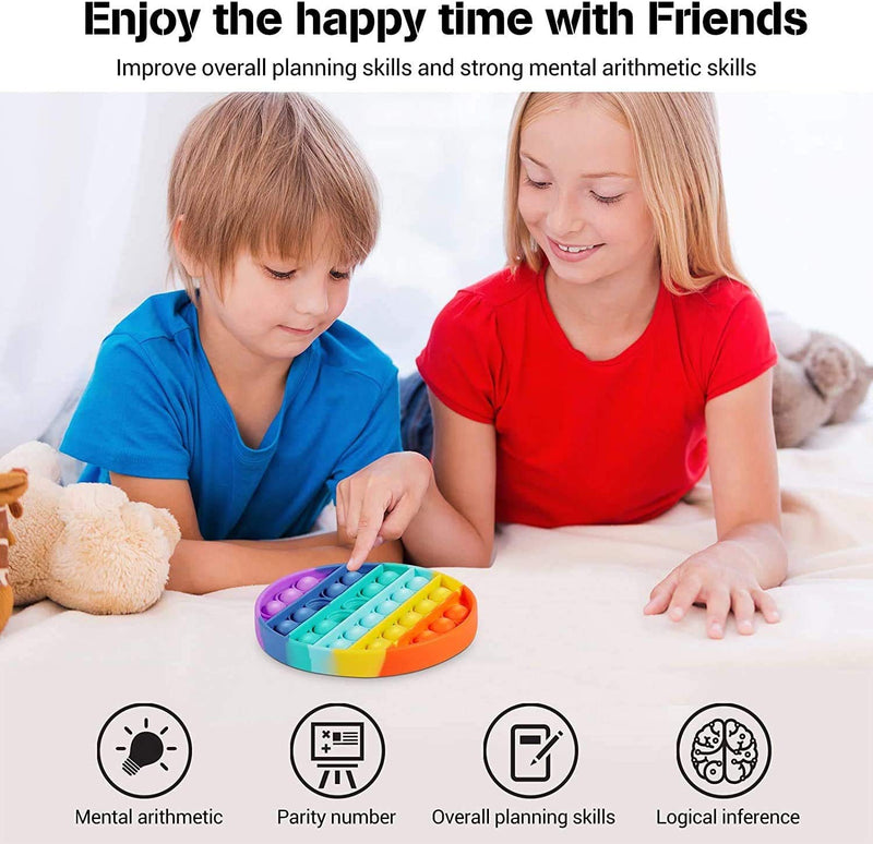 LucaSng Push and Pop Bubble Fidget Toy, Sensory Toy Help Restore Emotions Stress Relief and Anti-Anxiety Tools Irritability for Autism to Relieve Stress for Kids and Adults（C） C - PawsPlanet Australia