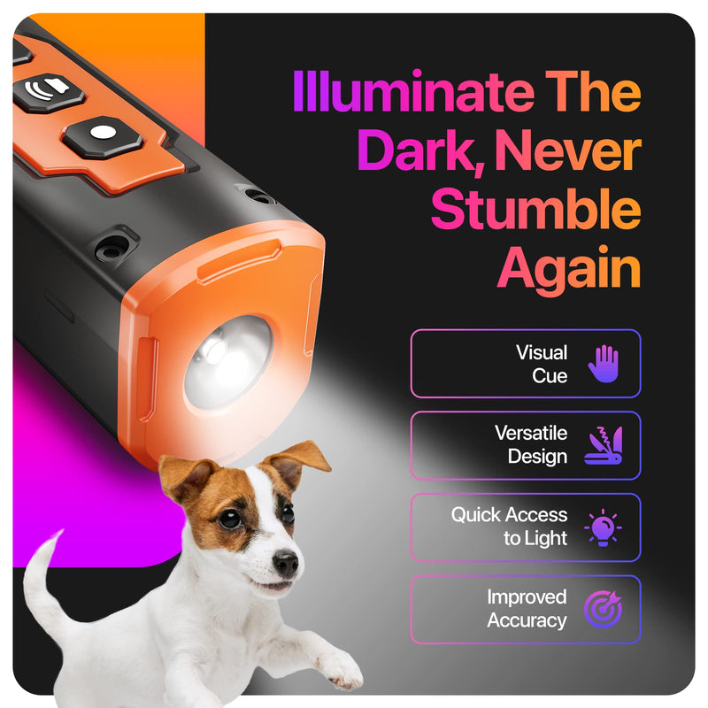NPS Dog Barking Control Devices 50FT w/Triple Sonic Sensors | Anti Barking Device & Dog Deterrent | Dog Whistle to Stop Barking | Pet Corrector Best Than Bark Collar Bark Box Dog Clicker (Alpha Pro) Alpha Pro - PawsPlanet Australia