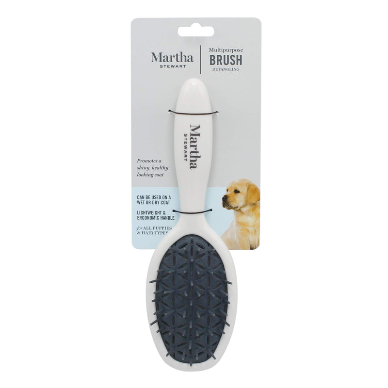 [Australia] - Martha Stewart for Pets Multipurpose Detangling Dog Brush for Small Dogs and Puppies with Short or Long Hair 