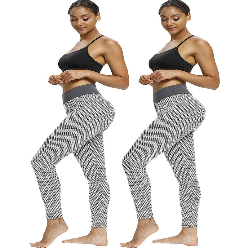 Penates Scrunch Butt Leggings for Women Lifting Anti Cellulite Legging High Waist Workout Tummy Control Yoga Pants D-2 Blackgr Small - PawsPlanet Australia