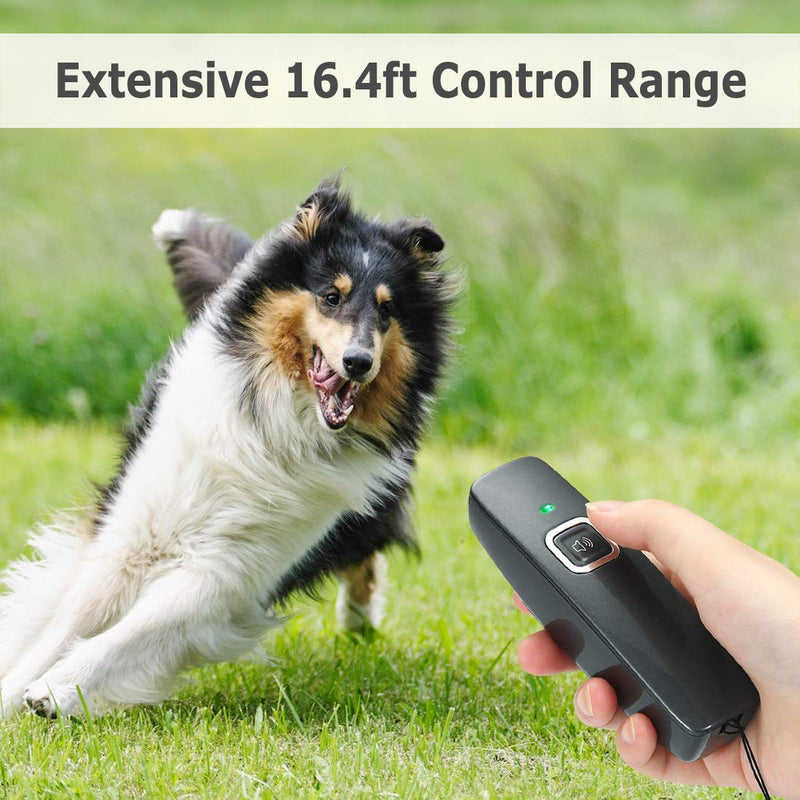 Upgraded Anti Dog Barking Device, Stop Dog Bark Ultrasonic Handheld Anti-Bark Device Dogs Bark Stopper, Safe & Human for Indoor Outdoor Training Use - PawsPlanet Australia