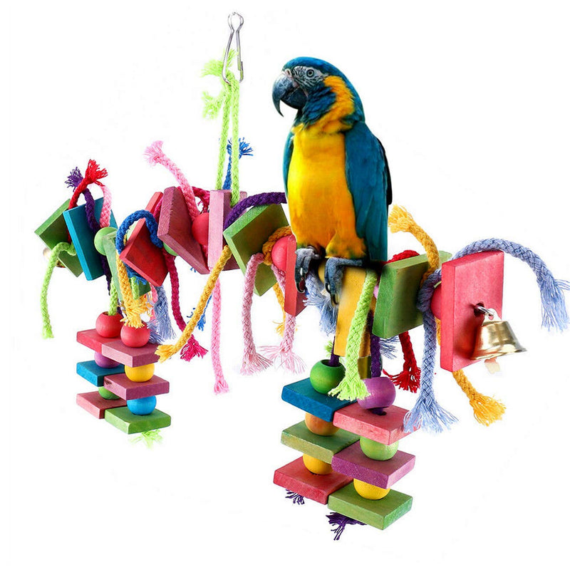 Miumiu Bird Chewing Toys, Bird Toys Parrots Cage Toys Hanging Swing Shredding Chewing Perches Parrot Toy Parrot Bite Toy for Parrots, Parakeets, Cockatiels, Conures, Macaws, Love Birds, Finches - PawsPlanet Australia