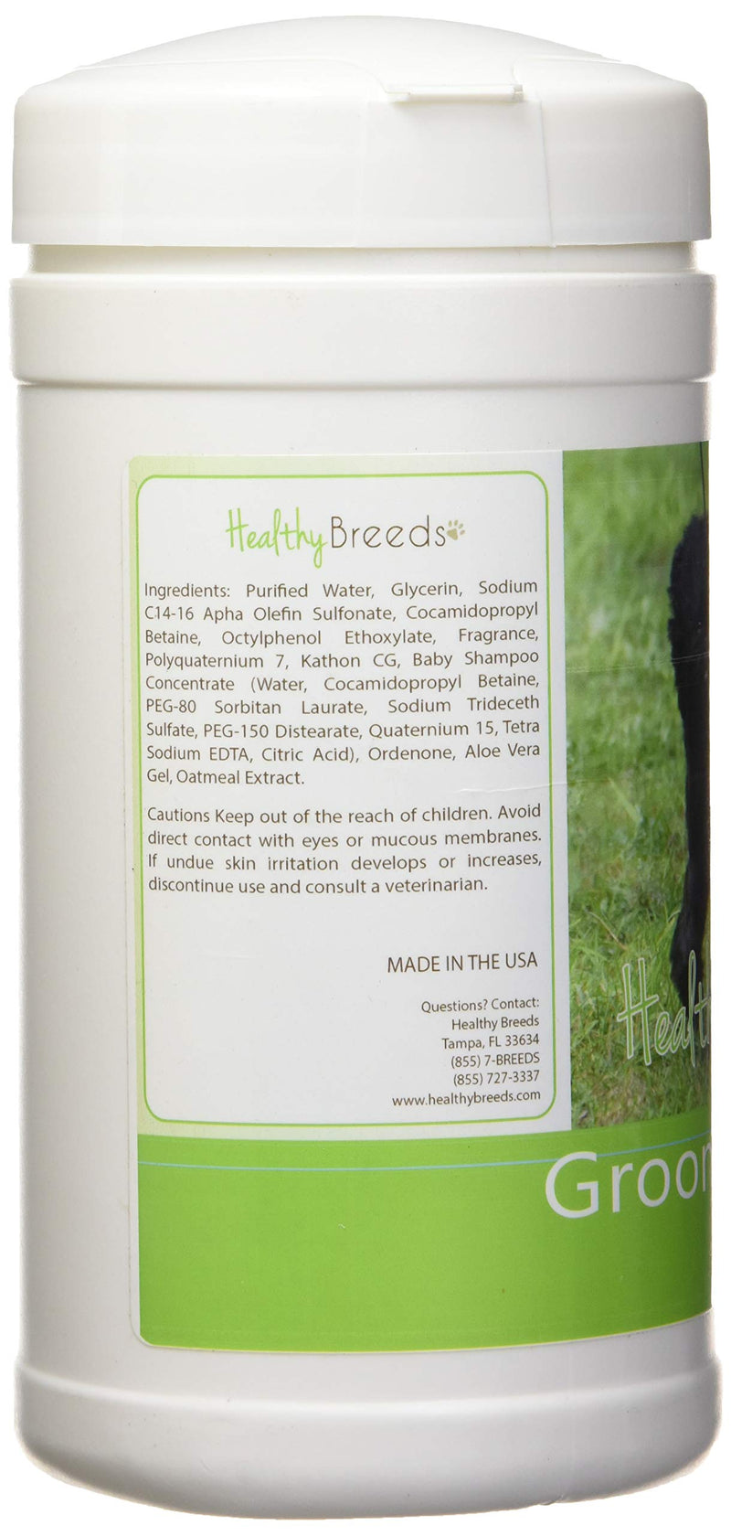 Healthy Breeds Dog Multipurpose Grooming Wipes with Aloe & Oatmeal - Over 200 Breeds - 70 Wipes Affenpinscher - PawsPlanet Australia