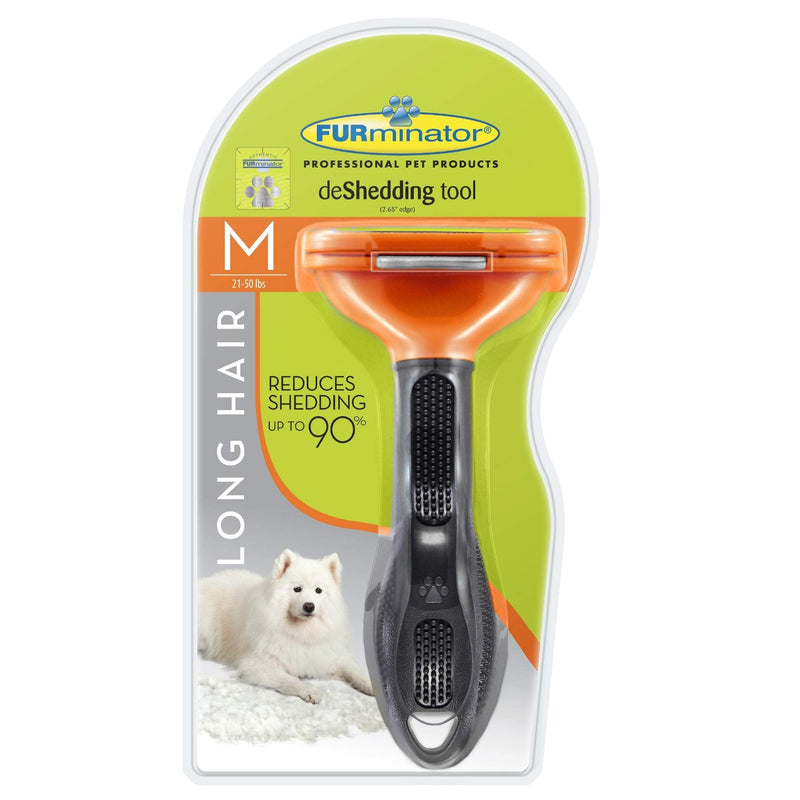 FURminator Long Hair deShedding Tool for Medium Dogs - PawsPlanet Australia