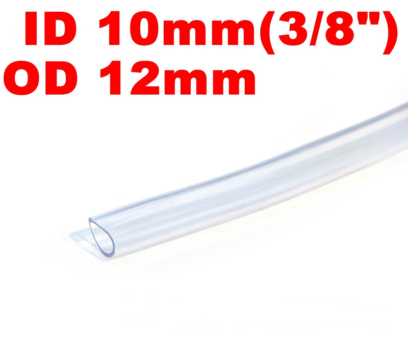 [Australia] - siny ID 3/8" / OD 1/2" 3 Ft 1 Meter PVC Clear Hose Tubing Aquarium Air Tube Pond Garden Water Delivery 