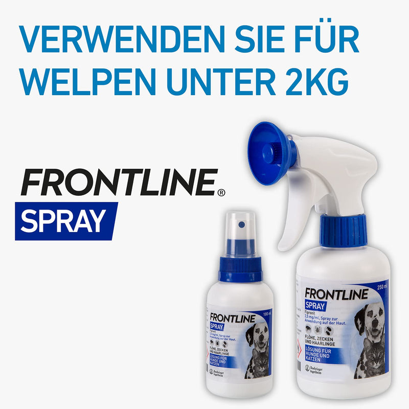 FRONTLINE SPOT ON against ticks and fleas on dogs 6 pieces (2-10kg) - PawsPlanet Australia