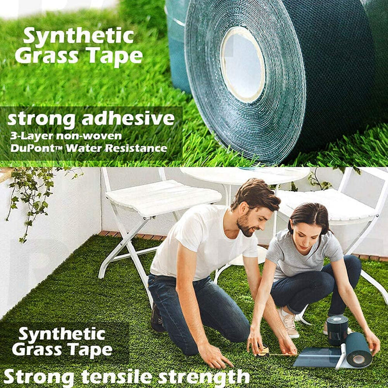 LATERN Artificial Grass Jointing Tape, 15cm x 10m Self Adhesive Joining Turf Tape Fixing Synthetic Lawn Seaming Tape for Connecting 2 Pieces Fake Grass Carpet - PawsPlanet Australia