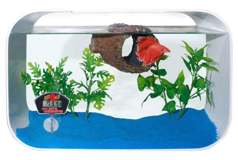 [Australia] - Zoo Med 3 Pack of Artificial Betta Tank Plants, Papaya Plant, with Suction Cups 