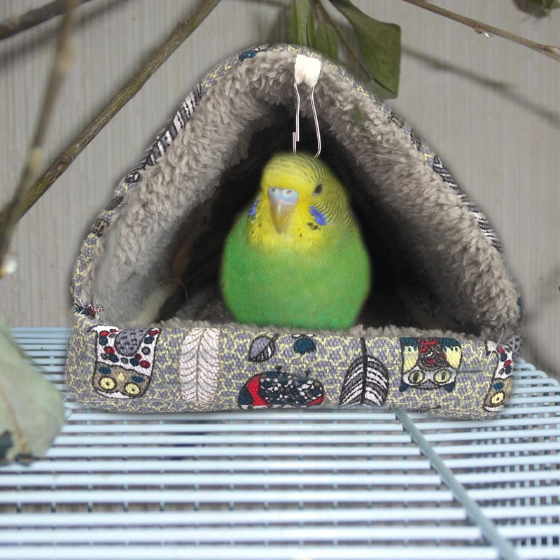 ewori Bird Nest Bird Hammock Parrot House for Cage Parrot Nest Hanging Swing Tent Bed Bird Cage Accessories for Parakeets Cockatiels Finches Canaries Lovebirds African Grey - PawsPlanet Australia