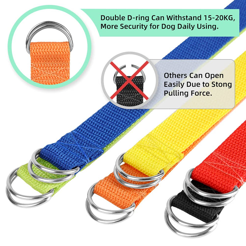 6 Packs Dog Cat Slip leashes Rope, Fresheracc 6 FT Strong Kennel Leads Collars Harness with Double D Ring for Pet Animal Control Grooming Shelter Rescues Vet Pet Training (6 Packs) 6 Packs - PawsPlanet Australia