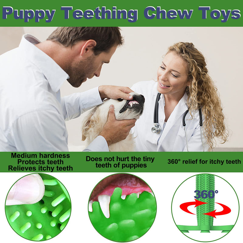 Puppy Toys,Puppy Teething Chew Toys,Dog Teeth Cleaning Toys for Small Dogs 0-8 Months Dog Chew Toys for Puppies Teething,Puppy Rubber Chew Toys Dog Teething Toys for Puppies. S - PawsPlanet Australia