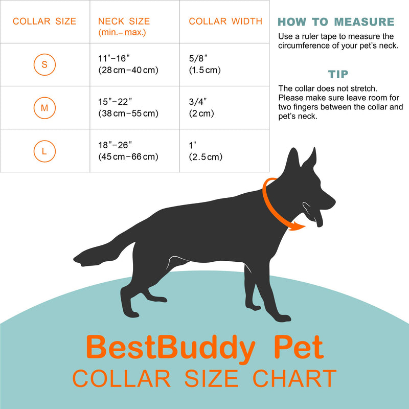[Australia] - Bestbuddy Pet Sea Life Shark Grey Durable Nylon Designer Fashion Dog Collar Trendy Comfortable Adjustable Dog Collar with Buckle BBP009 15" to 22" neck, 3/4" wide 