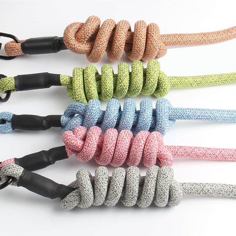 ETOPARS Pet Dog Harness Leashes Set, Pet Round Rope Chest Harness Traction Rope, Safety Harness for Dogs, Dog Vest Puppy Chest Strap, Pet Training Leash for Small and Medium Dogs L Pink - PawsPlanet Australia