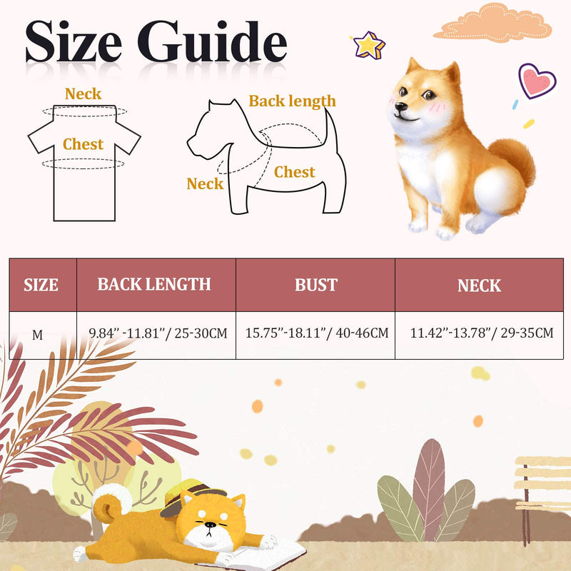 [Australia] - 6 Pieces Printed Pet Dog Shirts Dog Cotton Striped T Shirt Breathable Pet Cute Vest Striped Puppy Clothes with Pattern for Small to Medium Pet Dog Apparel, Various Styles 