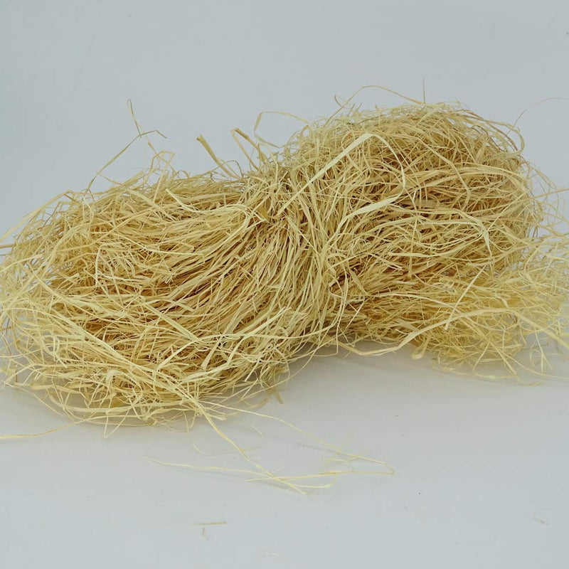 [Australia] - Natural Raffia Silk for Pets and Bird's Nest, Warm and Breathable Mating Grass,1.8oz/50g 