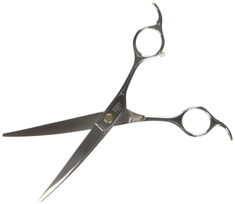 [Australia] - ShearsDirect Japanese 440C Curved Professional Shear with Double Finger Rest and Brushed Metal/Matte Finsh, 6.5-Inch 