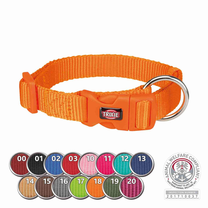 TRIXIE Premium Dog Collar-Parent, light blue, Small - Medium, 4011905201535 - PawsPlanet Australia