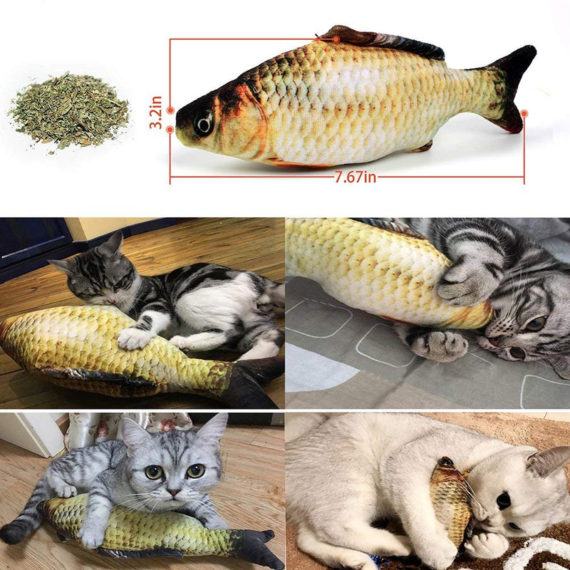 GaiusiKaisa Cat Toy Set 23 Pieces Funny Exercise Cat Interactive Toy Kitten with Play Mice, Feathers, Matatabi, Cat Fishing Rod, Balls, Fish - PawsPlanet Australia