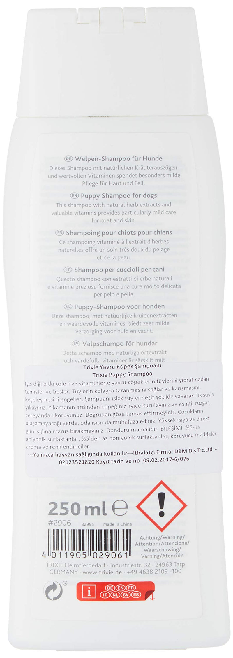 Trixie Puppy Shampoo, 250 ml - PawsPlanet Australia