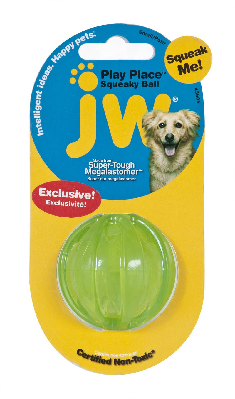 [Australia] - JW Pet Playplace Squeaky Ball - Small (color may vary) 