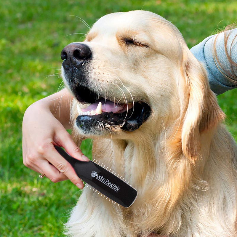 [Australia] - John Paul Pet Painless Grooming Brush for Dogs & Cats, JP401GB 