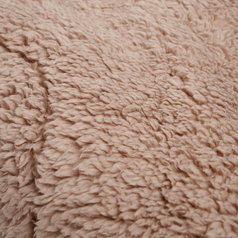 Brentfords Sherpa Pet Dog Blanket Soft Large Fluffy Warm for Small Dog Puppy Cat Kitten Washable Sofa Mat Throw Over Indoor Plush Fleece, Blush Pink - 75 x 110cm - PawsPlanet Australia