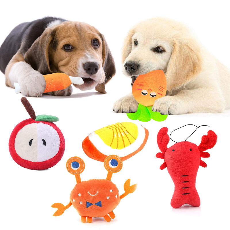 AWOOF Dog Squeak Toy, 12-Pack Cute Stuffed Dog Toy for Puppy,Interactive Puppy Chew Toys for Puppy Teething & Relieve boredom,Bulk Dog Toys for Small Medium Dogs,Dog Birthday Gift for Puppy - PawsPlanet Australia