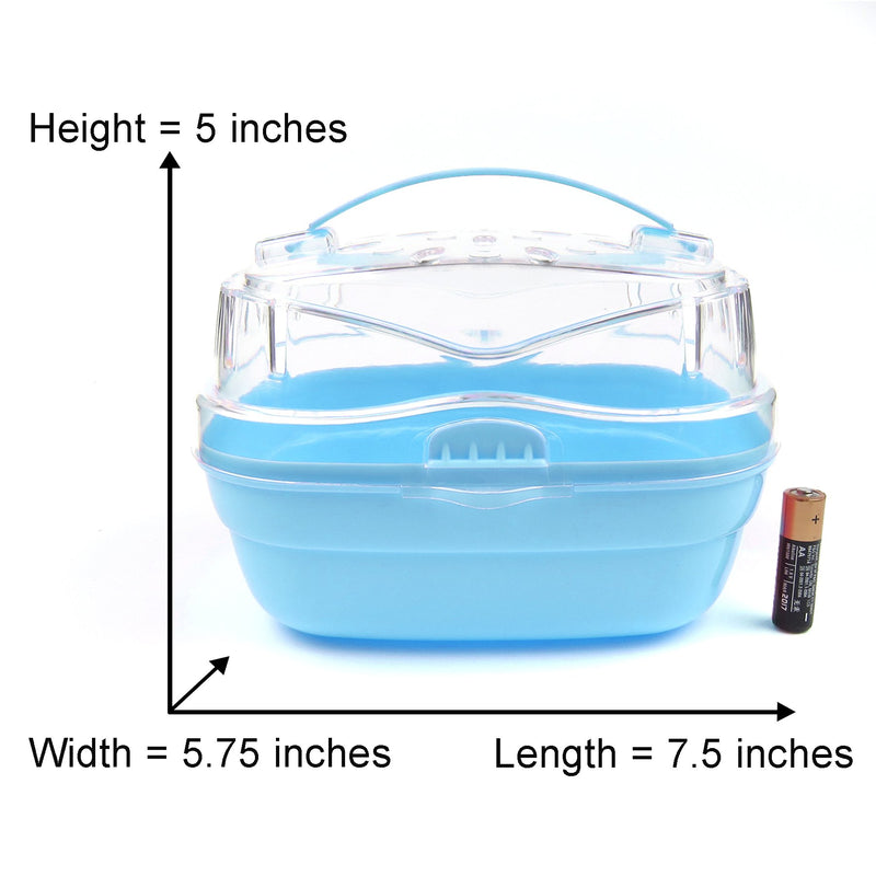 Alfie Pet - Wade Travel Carrier Vacation House for Small Animals Like Dwarf Hamster and Mouse Blue - PawsPlanet Australia