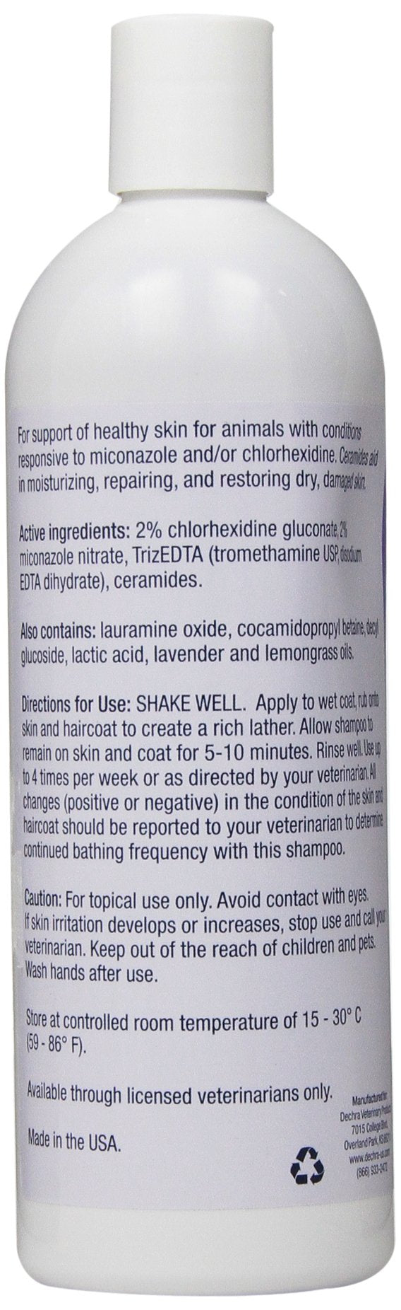 Dechra Miconahex + Triz Shampoo, 16-Ounce - PawsPlanet Australia