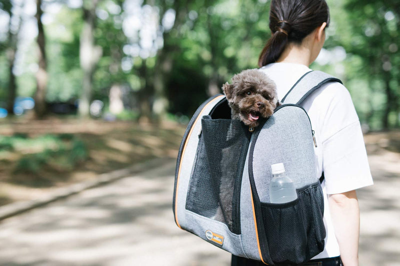 [Australia] - K&H Pet Products Backpack Pet Carrier Gray Backpack Carrier 