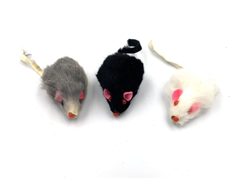 [Australia] - AXEL PETS 15 Variety Mice Rattle Sound, Catnip,3 Real Fur Mice, 3 Sisal Mice,3 Hypno Mice, 3 Rope Mice, 3 Fluffy Cheezers Fur Mice, Interactive Catch Play Mouse Toy for Cat, Pack of 15 Mice 