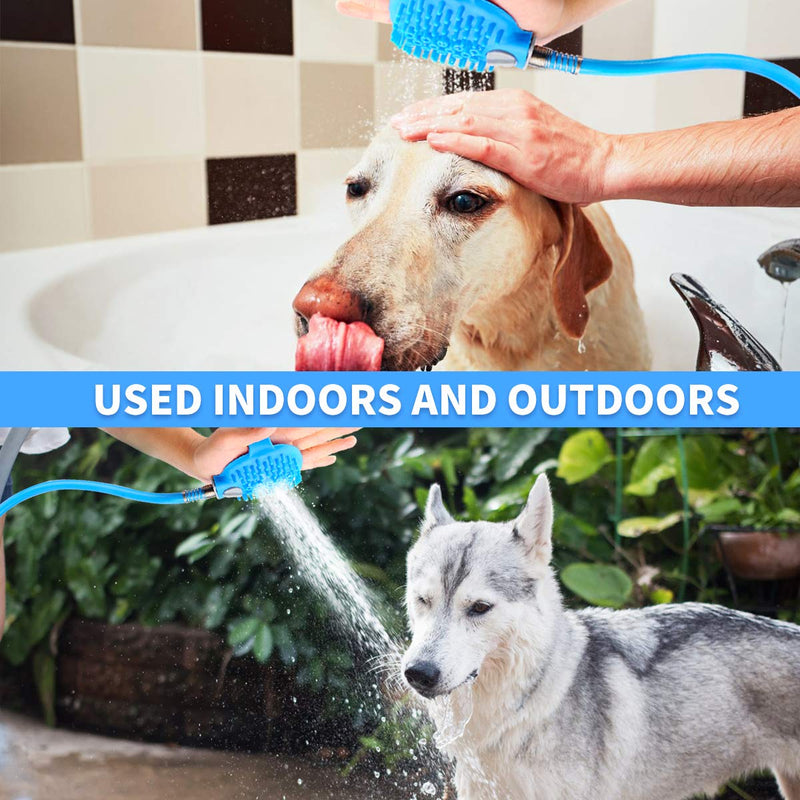 [Australia] - Pet Bathing Tool，Dog Sprayer for Shower,Pet Grooming Head with Hose Attachment, 2.5M in Length Compatible Indoors and Outdoors 