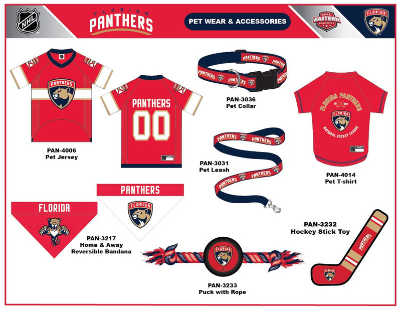 [Australia] - Pets First NHL Florida Panthers Leash for Dogs & Cats, Medium. - Walk Cute & Stylish! The Ultimate Hockey Fan Leash! 