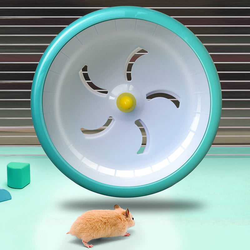 Hamster Wheel,Super Silent Hamster Exercise Wheels,Silent Spinner,Hamster Wheels,Silent Spinner Hamster Wheel Adjustable Stand Hamsters Exercise Wheels,Quiet Hamster Wheel 7inch Rat Wheel (Blue) - PawsPlanet Australia