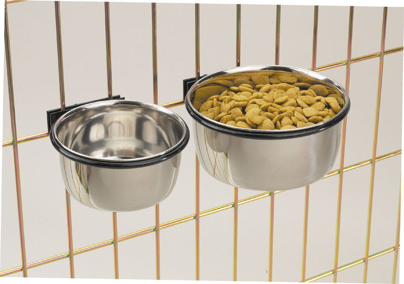 [Australia] - Pro Select Stainless Steel Coop Cups — Versatile Coop Cups for Pet and Animal Cages 16-Ounce 